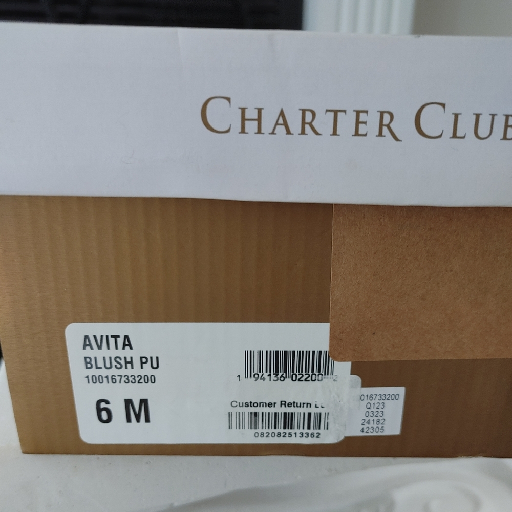 Charter Club Avita Embellished T-Strap Slingback Sandals 6M - Picture 4 of 14